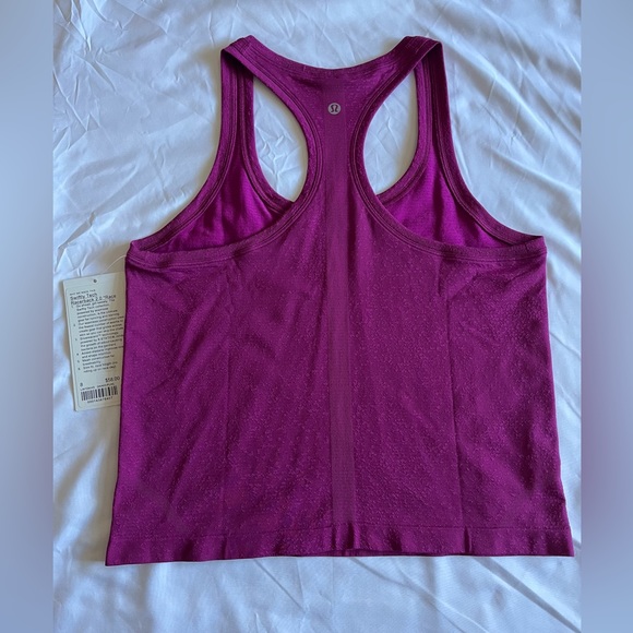 NWT Lululemon Swiftly Tech Racerback Tank Top 2.0 - Size 8 Magenta Purple - Picture 4 of 8